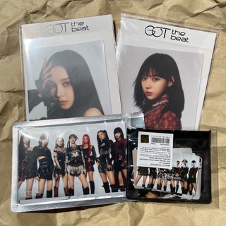 [ของแท้/พร้อมส่ง] GOT The beat aespa red velvet md POSTCARD + HOLOGRAM PHOTO CARD SET STICKER PACK