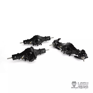 LESU Metal Differential Lock Front Rear Axles for RC TAMIYA 1/14 Tractor Truck Model DIY Car