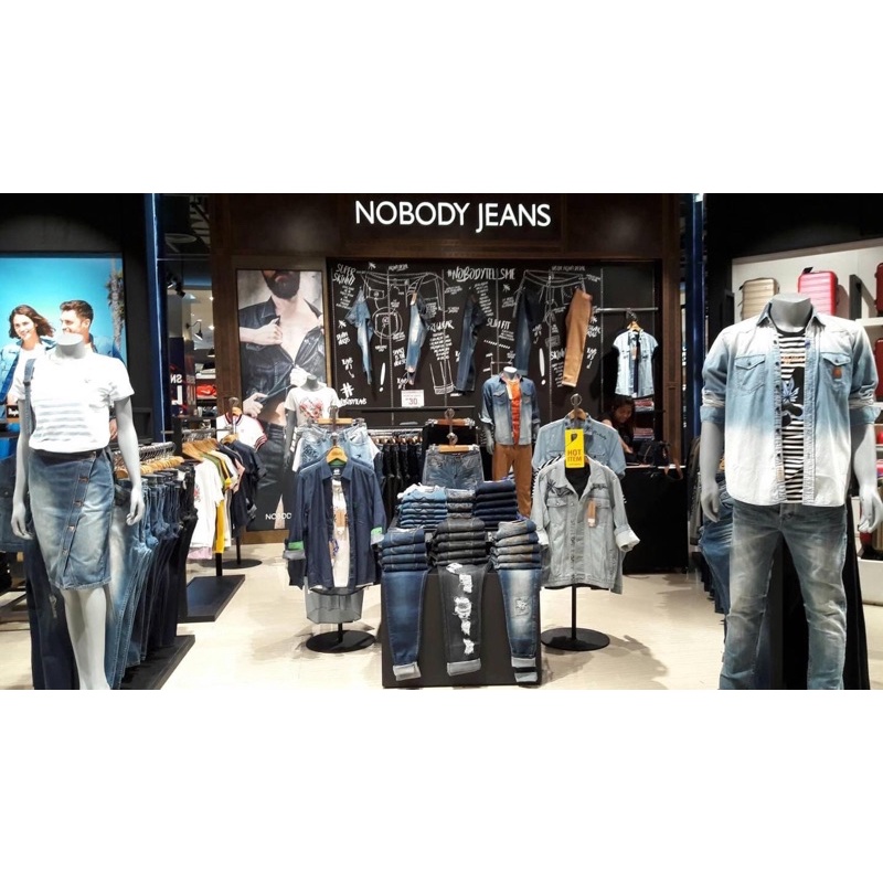 กางเกงยีนส์ Nobody ผู้หญิง แบรนด์แท้ มือ 1 ป้ายห้อย ลด 80-90% จากป้าย เอว 27-34” ส่งฟรี(เก็บโค้ดลดนะคะ)
