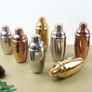 JAP_SHOP แก้วเช็ค/แก้วชงเครื่องดื่ม สแตนเลสแท้ (มี 3 สี 2ขนาด ราคาต่อ1ชิ้น)