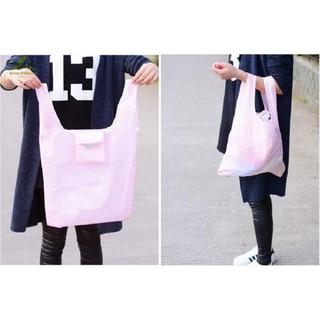 GP00042 Fashion Printing Foldable Shopping Bag Tote Folding Pouch Handbags Convenient Large-capacity