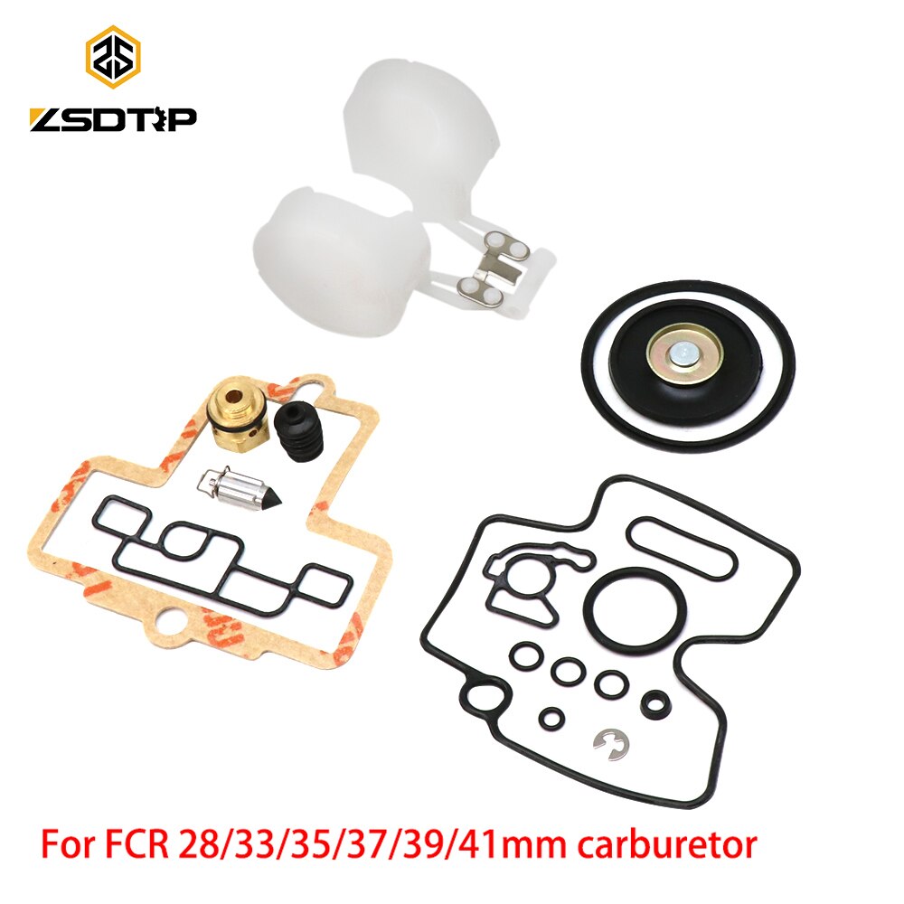 ZSDTRP คาร์บูเรเตอร์ Rebuild Kit สําหรับ Keihin FCR เอียง 39 41 เครื่องยนต์ Chainsaw ชุดซ่อมเครื่องย