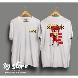 เสื้อยืดโอเวอร์ไซส์เสื้อยืด ผ้าฝ้าย พิมพ์ลายอนิเมะ SLAM DUNK HANAMICHI SAKURAGI 30s - 3Y STORE สําหรับผู้ชาย และผู้หญิงS