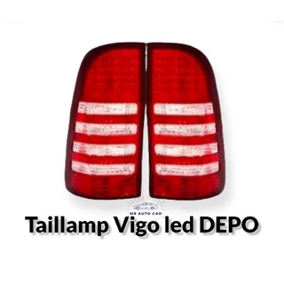 ไฟท้าย vigo led 2005 2006 2008 2010 ไฟท้ายแต่ง วีโก้ taillamp toyota hilux vigo led depo 2005-2010