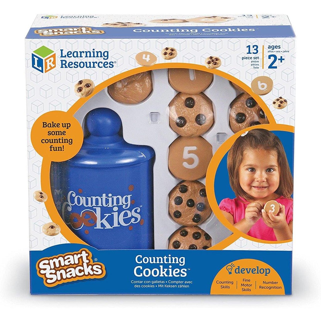 Learning Resources, Smart Counting Cookies ชุดเรียนรู้การนับและเปรียบเทียบตัวเลขด้วยคุกกี้ ของเล่นเด็กอายุ 2 ปีขึ้นไป