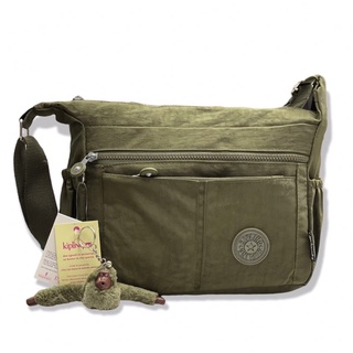 KIPLING ใหม่ล่าสุด กระเป๋าสะพายไหล่ กันน้ํา นําเข้าจากพรีเมียม สําหรับสตรี 5 ห้อง KP-7144