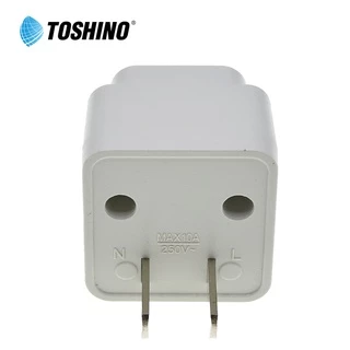 ปลั๊กไฟ Adapter Toshino รุ่น PS-18E อุปกรณ์ต่อพ่วง, Conversion ปลั๊กแปลง 3 ขา เต้ารับปลั๊กไฟ