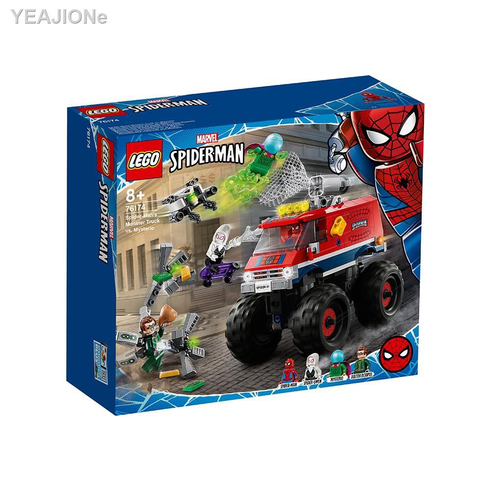 ค่าความร้อน♨☼LEGO® Marvel Spider-Man 76174 Spider-Man's Monster Truck vs. Mysterio 439 Pieces
