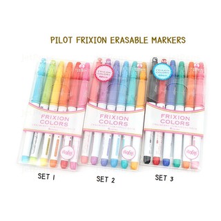 Pilot frixion erasable marker set