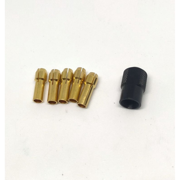 หัวจับดอกคาร์ไบด์แกน3mm.สำหรับใส่เครื่องเจียร์สายอ่อนขายเป็นชุด