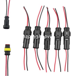 HSV 5 X 2 Pin Way Car Auto Waterproof Electrical Connector Plug Socket Wire Kit New