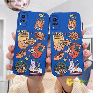 Soft Case Samsung A30 A02S A51 A515F A32 4G J7 Prime เคสโทรศัพท์มือถือแบบนิ่ม ลายการ์ตูนดวงตานางฟ้า สีฟ้า สําหรับ เคสซัมซุง A10 A10S M01S A12 5G A125 M12 F12 M10S A20 A207F A50 A30S A50S A51 M40S A205 A305 M02S A025 F02S A20S M10 เคสมือถือคู่รักยอดนิยม