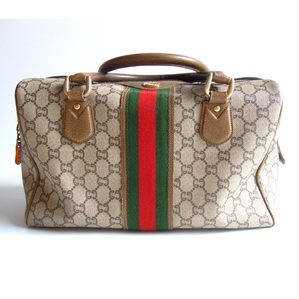 กระเป๋าแบรนด์เนมมือสอง Gucci Plus Boston Vintage Bag