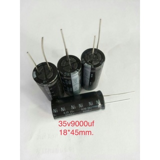 (3ชิ้น) 9000 UF35V Elna ของใหม่ของแท้ 105c ขนาด 18x45mm คุณภาพเต็มพร้อมส่ง