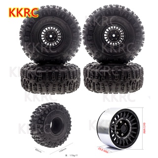 ขอบล้อ Beadlock 2.2 นิ้ว และยาง สําหรับรถไต่หินบังคับ 1/10 Axial SCX10 RR10 AX10 Wraith 90048 90018 KM2