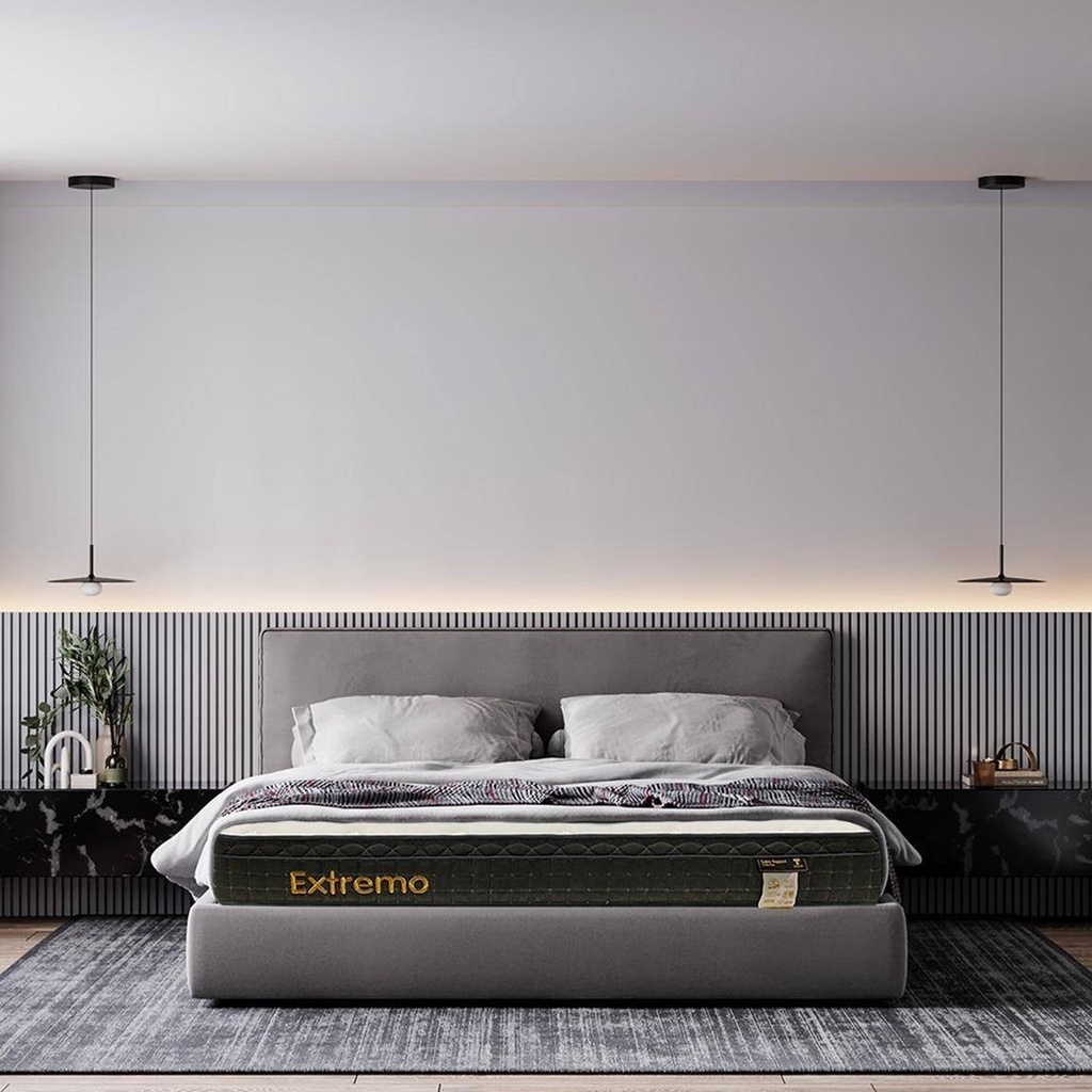 SB Design Square Sleep Latex ที่นอน รุ่น Extremo (Bonded latex 7"  + Natural latex 1 ") ขนาด 3.5 ฟุต แถมฟรี หมอนยางพารา
