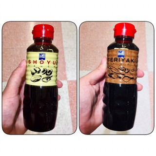 Fuji ซอสโชยุ ซอสเทอริยากิ Shoyu Teriyaki sauce ตรา ฟูจิ ขนาด 200ml (ขวดเล็ก) น้ำจิ้ม sushi sashimi ซอสย่าง อาหารญี่ปุ่น