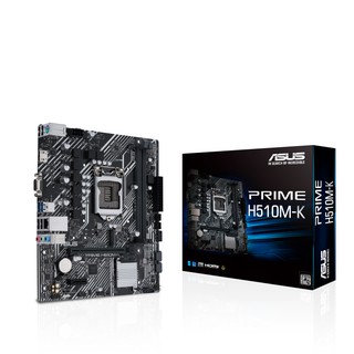 ASUS PRIME H510M-K Intel® H510 (LGA 1200) micro ATX motherboard with PCIe 4.0, 32Gbps M.2 slot, Intel® 1 Gb Ethernet