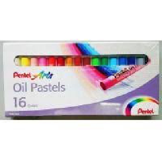 สีชอล์กเพนเทล 16 สี PENTEL pentel oil arts