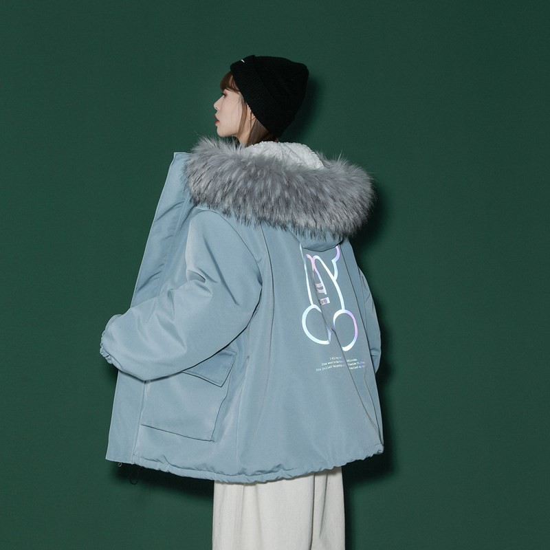 Harajuku Style Thick Lamb Wool Coat for Women main image 1
