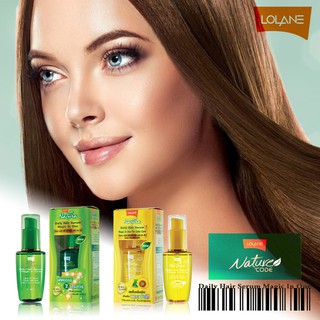 Lolane Natura Daily Hair Serum (Magic In One) Light &amp; Non Sticky (Green &amp; Yellow) 50ml