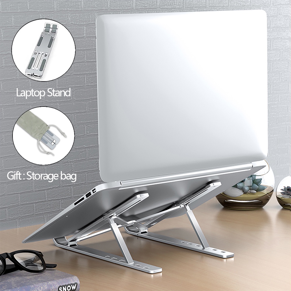 Foldable Laptop tablet Stand For MacBook Air 13 Pro 16 Stand Notebook Holder HP DELL Cooler for Matebook Desktop Stand f