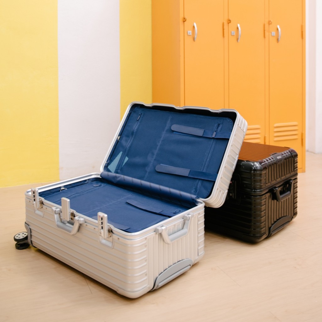 [รับประกัน3ปี] Tpartner กระเป๋าเดินทางล้อลากดีไซน์ทรงถัง รุ่น Sport Aluminium วัสดุอลูมิเนียมแท้ทั้งใบ แข็งแรง ทนทาน
