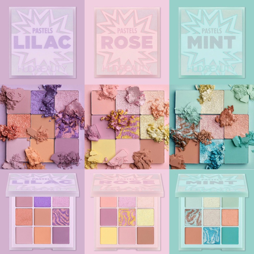 แท้ % [เคาน์เตอร์ US/เช็คใบเสร็จได้] Huda Beauty Pastel Obsessions Palette (Limited Edition)