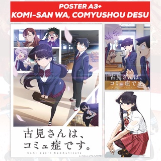 โปสเตอร์ ลายการ์ตูนอนิเมะ Komi-san wa Comyushou desu. Komi Cant Communicate komi shouko tadano hitohito osana najimi - ขนาด A3+