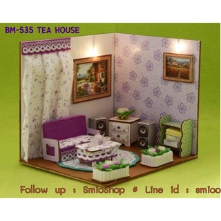 DIY บ้านตุ๊กตาจิ๋ว BM-535 Tea House