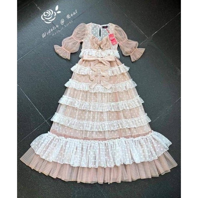 เดรสอลังป้ายwideria @real