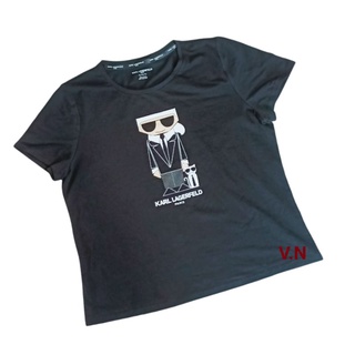 【HOT】*พร้อมส่ง*  เสื้อยืด (ผู้หญิง)  Karl Lagerfeld  @มีไซส์ s,l,xl