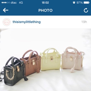 กระเป๋า thisismylittlethings สีเหลือง ของใหม่ new in pack