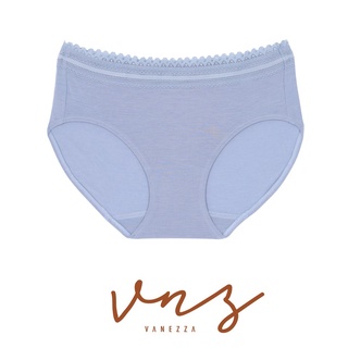 VNZ.VANEZZA กางเกงชั้นในผ้าเส้นใยธรรมชาติ PANTY แบบครึ่งตัว DL6201 สีดำ สีเนื้อ สีฟ้า