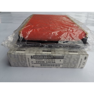 กรองอากาศ/ไส้กรองอากาศ Air Filter NISSAN Almera,March,Note,Sunny B14,Sunny NEO แท้เบิกศูนย์.รหัส 16546-1HC0A