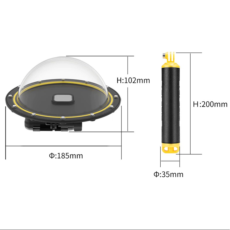 TELESIN Dome hero9/10/11/12 ของ Gopro HERO9Black. GP-DMP-T09