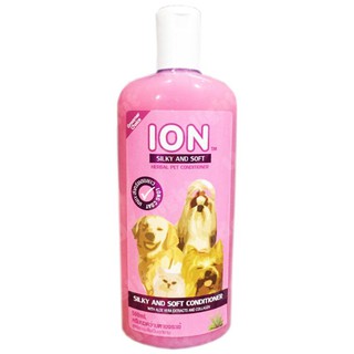 Ion Herbal Pet Conditioner 500ml (1 bottle) ครีมนวดสมุนไพร สำหรับ สุนัข แมว เพื่อขนนุ่มลื่น สูตรว่านหาง 500มล. (1 ขวด)