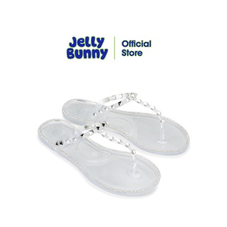 JELLY BUNNY รุ่น CORLISS B21WLFI003 รองเท้าส้นแบน รองเท้าบัลเล่ต์ (TRANSAPARENT WHITE)