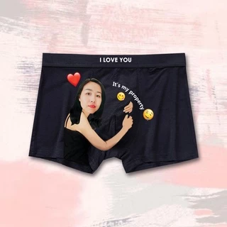 ของขวัญไม่ซ้ำใคร กางเกงในชาย ใส่สบาย สกรีนรูป และ ข้อความ ให้แฟน เพื่อน ของขวัญวาเลนไทน์ กันแฟนเจ้าชู้ ใช้ได้จริง