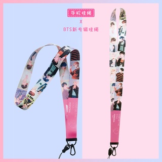 ใหม่ พร้อมส่ง สายคล้องโทรศัพท์มือถือ ลาย BTS