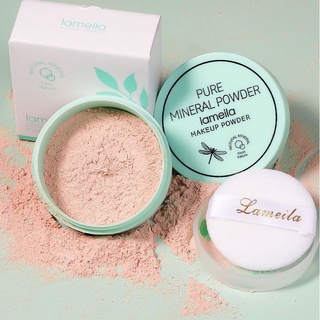 LameilaRefreshing Mineral Loose Powder คอนซีลเลอร์เนื้อบางเบา Naked Natural น้ำหนักเบาประณีตซ่อมผง