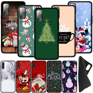 เคสโทรศัพท์ซิลิโคน แบบนิ่ม ลาย Merry Christmas snowman สําหรับ OPPO A54 A73 2020 A94 A95 4G 5G