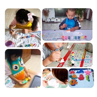 ชุดทำปูนปลาสเตอร์ ชุดศิลปะ DIY เสริมทักษะ ของเล่นเสริมพัฒนาการ ผสมปูนระบายสี ปูนปลาสเตอร์ แม่พิมพ์ สี พู่กัน แม่เหล็ก