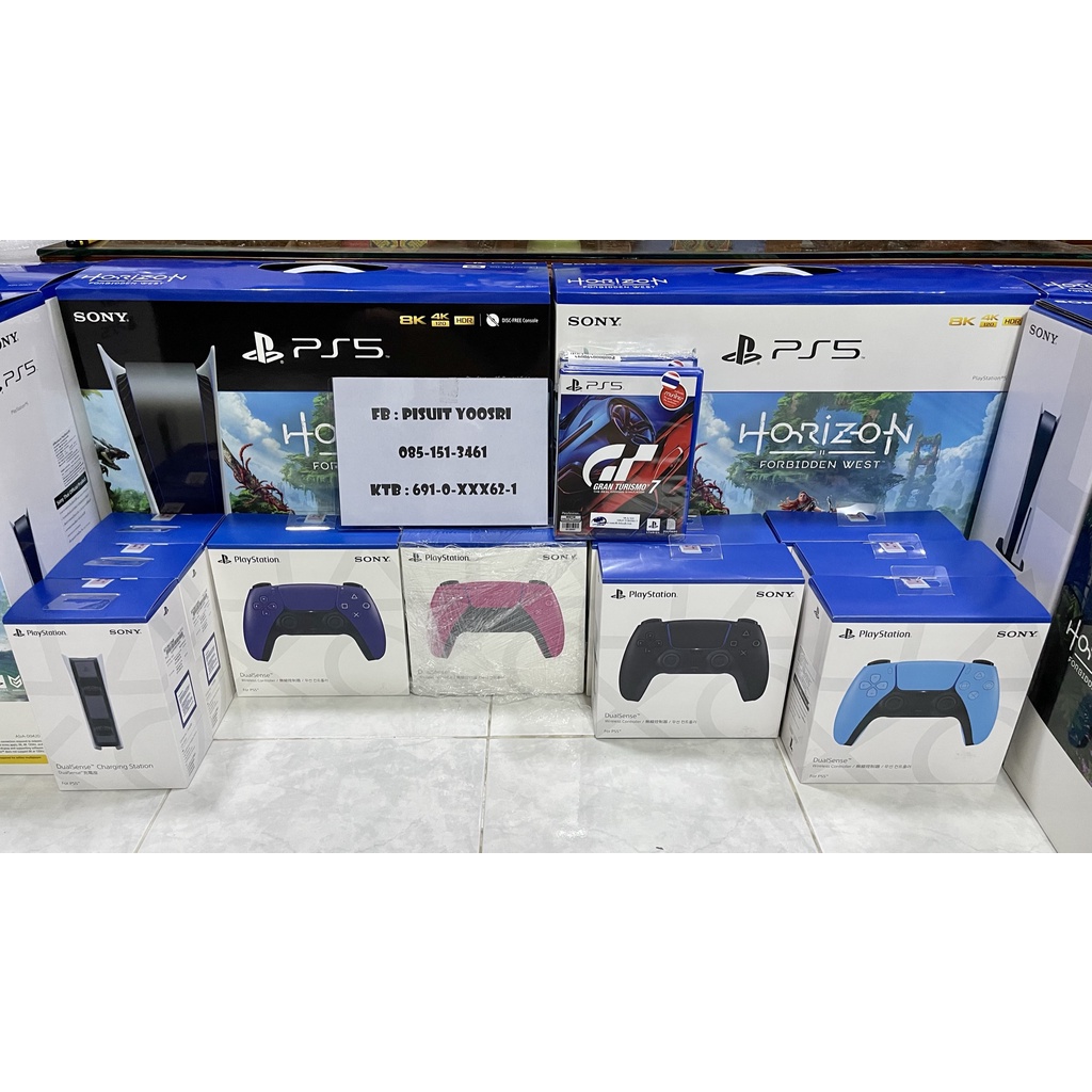 Playstation 5 | PS5 : Disc / Digital เครื่องศูนย์ไทย LOT ล่าสุด (LOT 22) ของใหม่มือ 1