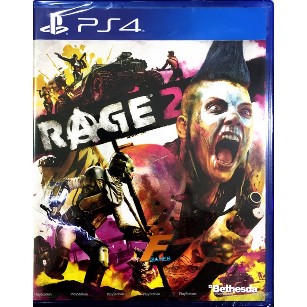 PS4 RAGE 2 ( Zone 3 / Asia / English ) แผ่นเกมส์ ของแท้ มือ1 ของใหม่ ในซีล