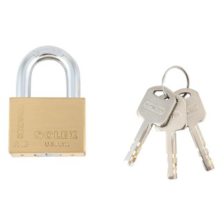 กุญแจมาสเตอร์คีย์ SOLEX PLUS10 145 มม. PB 10 ตัว/ชุด SOLEX 45MM PLUS10:145 MK PADLOCK10EA/SET