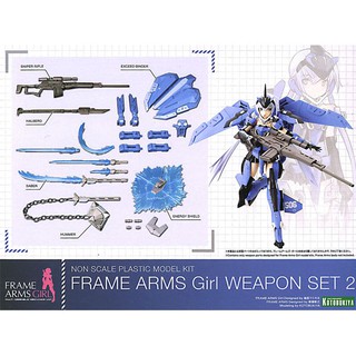 Kotobukiya Frame Arms Girl Weapon Set 02 (Part เสริม มีเฉพาะอาวุธ ไม่มีตัว) 4934054107834 (Plastic Model)