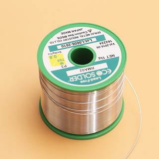 (1 เมตร) ECO SOLDER M705 0.8mm  lead-free Silver 3% จากประเทศญี่ปุ่น สำหรับประกอบหูฟัง