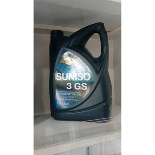 [ 1 ถัง ] น้ำมัน คอมเพรสเซอร์ Refrigeration Oil SUNISO 3GS / 4GS / 5GS ประเภทน้ำมัน ธรรมชาติ บรรจุ 3.78 / 4 ลิตร