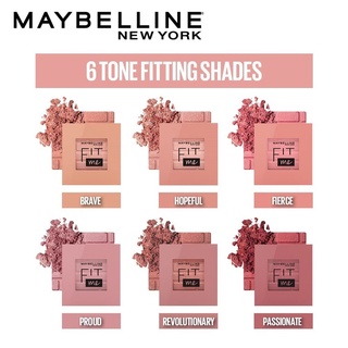 ใหม่! เมย์เบลลีน นิวยอร์ก ฟิต มี บลัช 4.5 กรัม MAYBELLINE FIT ME BLUSH บลัชออนเนื้อนุ่ม สีชัด ติดทน